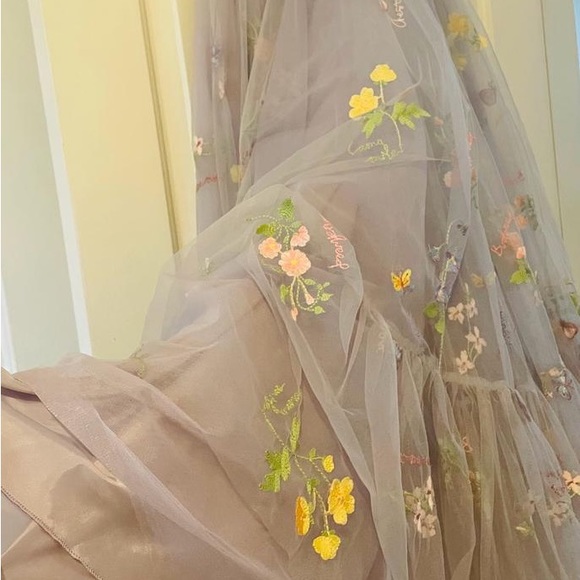 Teuta Matoshi Violet Blooms Terrace dress - Picture 6 of 7